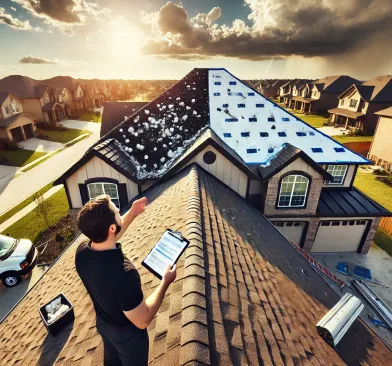 Roof Damage from Hail: When to Repair vs. Replace