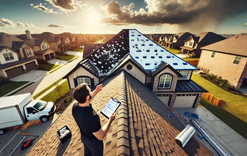 Roof Damage from Hail: When to Repair vs. Replace