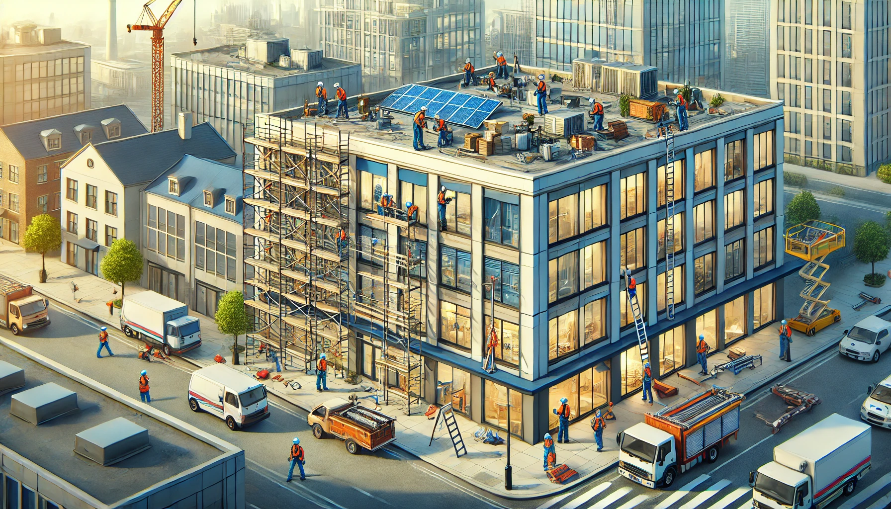 Commercial Hail Damage Repairs in Calgary